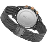 Buy Shop Hugo Boss Associate Black Dial Black Mesh Bracelet Watch for Men - 1513811 USA Online