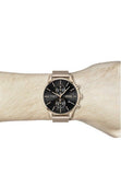 Buy Shop Hugo Boss Associate Black Dial Rose Gold Mesh Bracelet Watch for Men - 1513806 USA Online