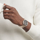 Buy Shop Hugo Boss Associate Black Dial Rose Gold Mesh Bracelet Watch for Men - 1513806 USA Online