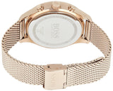 Buy Shop Hugo Boss Associate Black Dial Rose Gold Mesh Bracelet Watch for Men - 1513806 USA Online