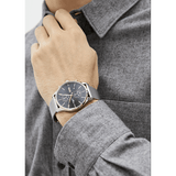 Buy Shop Hugo Boss Associate Black Dial Silver Mesh Bracelet Watch for Men - 1513805 USA Online