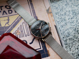 Buy Shop Hugo Boss Associate Black Dial Silver Mesh Bracelet Watch for Men - 1513805 USA Online