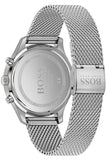 Buy Shop Hugo Boss Associate Black Dial Silver Mesh Bracelet Watch for Men - 1513805 USA Online