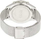 Buy Shop Hugo Boss Associate Black Dial Silver Mesh Bracelet Watch for Men - 1513805 USA Online