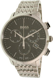 Buy Shop Hugo Boss Associate Black Dial Silver Steel Strap Watch for Men - 1513267 USA Online