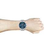 Buy Shop Hugo Boss Associate Blue Dial Silver Steel Strap Watch for Men - 1513839 USA Online