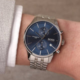 Buy Shop Hugo Boss Associate Blue Dial Silver Steel Strap Watch for Men - 1513839 USA Online