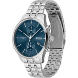 Buy Shop Hugo Boss Associate Blue Dial Silver Steel Strap Watch for Men - 1513839 USA Online
