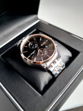 Buy Shop Hugo Boss Associate Chronograph Black Dial Two Tone Steel Strap Watch for Men - 1513840 USA Online
