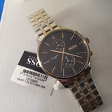 Buy Shop Hugo Boss Associate Chronograph Black Dial Two Tone Steel Strap Watch for Men - 1513840 USA Online
