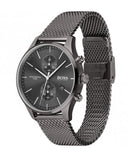 Buy Shop Hugo Boss Associate Grey Dial Grey Mesh Bracelet Watch for Men - 1513870 USA Online