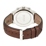 Buy Shop Hugo Boss Attitude Blue Dial Brown Leather Strap Watch for Men - 1513606 USA Online