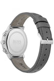 Buy Shop Hugo Boss Attitude Grey Dial Grey Leather Strap Watch for Men - 1513658 USA Online