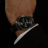 Buy Shop Hugo Boss Avery Chronograph Black Dial Black Leatherr Strap Watch for Men - 1514211 USA Online