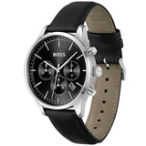 Buy Shop Hugo Boss Avery Chronograph Black Dial Black Leatherr Strap Watch for Men - 1514211 USA Online