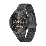 Buy Shop Hugo Boss Avery Chronograph Black Dial Black Steel Strap Watch for Men - 1514256 USA Online