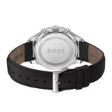 Buy Shop Hugo Boss Avery Chronograph Blue Dial Black Leather Strap Watch for Men - 1514156 USA Online