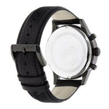 Buy Shop Hugo Boss Blackout Chronograph Black Dial Black Leather Strap Watch For Men - HB1512567 USA Online