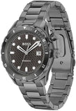 Buy Shop Hugo Boss Bossmatic Automatic Anthracite Grey Dial Grey Steel Strap Watch for Men - 1514213 USA Online