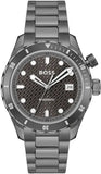 Buy Shop Hugo Boss Bossmatic Automatic Anthracite Grey Dial Grey Steel Strap Watch for Men - 1514213 USA Online