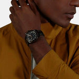 Buy Shop Hugo Boss Bossmatic Automatic Black Dial Black Steel Strap Watch for Men - 1514215 USA Online
