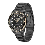 Buy Shop Hugo Boss Bossmatic Automatic Black Dial Black Steel Strap Watch for Men - 1514215 USA Online
