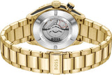 Buy Shop Hugo Boss Bossmatic Automatic Black Dial Gold Steel Strap Watch for Men - 1514180 USA Online
