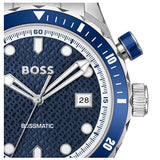 Buy Shop Hugo Boss Bossmatic Automatic Blue Dial Silver Steel Strap Watch for Men - 1514177 USA Online