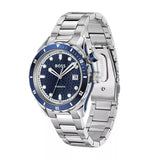 Buy Shop Hugo Boss Bossmatic Automatic Blue Dial Silver Steel Strap Watch for Men - 1514177 USA Online