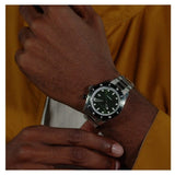 Buy Shop Hugo Boss Bossmatic Automatic Green Dial Silver Steel Strap Watch for Men - 1514178 USA Online