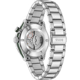 Buy Shop Hugo Boss Bossmatic Automatic Green Dial Silver Steel Strap Watch for Men - 1514178 USA Online