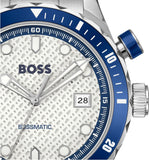 Buy Shop Hugo Boss Bossmatic Automatic White Dial Silver Steel Strap Watch for Men - 1514212 USA Online