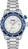 Buy Shop Hugo Boss Bossmatic Automatic White Dial Silver Steel Strap Watch for Men - 1514212 USA Online