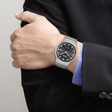 Buy Shop Hugo Boss Candor Automatic Black Dial Silver Steel Strap Watch for Men - 1514117 USA Online