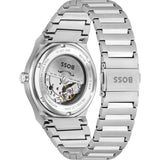 Buy Shop Hugo Boss Candor Automatic Black Dial Silver Steel Strap Watch for Men - 1514117 USA Online