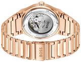 Buy Shop Hugo Boss Candor Automatic Grey Dial Rose Gold Steel Strap Watch for Men - 1514185 USA Online