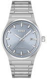 Buy Shop Hugo Boss Candor Automatic Ice Blue Dial Silver Steel Strap Watch for Men - 1514118 USA Online