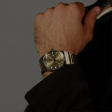 Buy Shop Hugo Boss Candor Automatic Olive Green Dial Brown Steel Strap Watch for Men - 1514184 USA Online