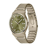 Buy Shop Hugo Boss Candor Automatic Olive Green Dial Brown Steel Strap Watch for Men - 1514184 USA Online