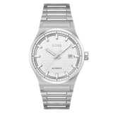 Buy Shop Hugo Boss Candor Automatic White Dial Silver Steel Strap Watch for Men - 1514186 USA Online