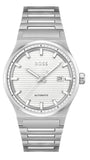 Buy Shop Hugo Boss Candor Automatic White Dial Silver Steel Strap Watch for Men - 1514186 USA Online