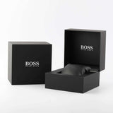 Buy Shop Hugo Boss Candor Black Dial Gold Steel Strap Watch for Men - 1514077 USA Online