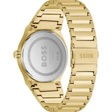 Buy Shop Hugo Boss Candor Black Dial Gold Steel Strap Watch for Men - 1514077 USA Online