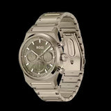 Buy Shop Hugo Boss Candor Chronograph Green Dial Brown Steel Strap Watch for Men - 1514222 USA Online