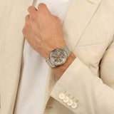 Buy Shop Hugo Boss Candor Chronograph Silver Dial Silver Steel Strap Watch for Men - 1514221 USA Online