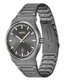 Buy Shop Hugo Boss Candor Grey Dial Grey Steel Strap Watch for Men - 1514078 USA Online