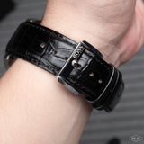 Buy Shop Hugo Boss Casual Chronograph Silver Dial Black Leather Strap Watch For Men - HB1512880 USA Online
