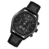Buy Shop Hugo Boss Champion Black Dial Black Leather Strap Watch for Men - 1513880 USA Online