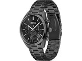 Buy Shop Hugo Boss Champion Black Dial Black Steel Strap Watch for Men - 1513960 USA Online