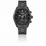 Buy Shop Hugo Boss Champion Black Dial Black Steel Strap Watch for Men - 1513960 USA Online